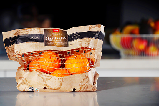 The new-style packets of mandarins