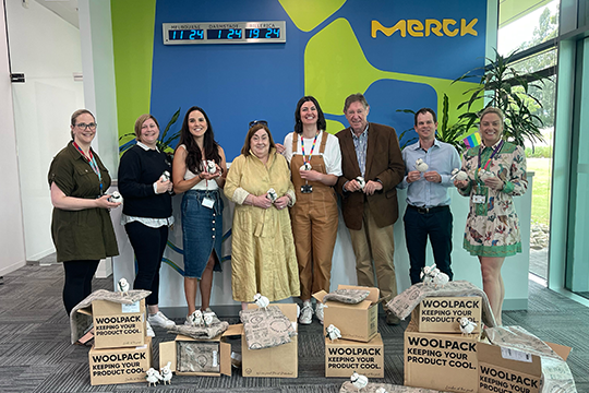 Merck will switch from traditional EPS insulation to Planet Protector Packaging&rsquo;s Woolpack for its Life Science business' cold-chain shipments in Australia.
