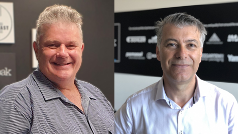 Selpaks' new sales managers: Marty Rodgers (NSW/QLD/SA) and Damian Marcantonio (VIC/TAS).