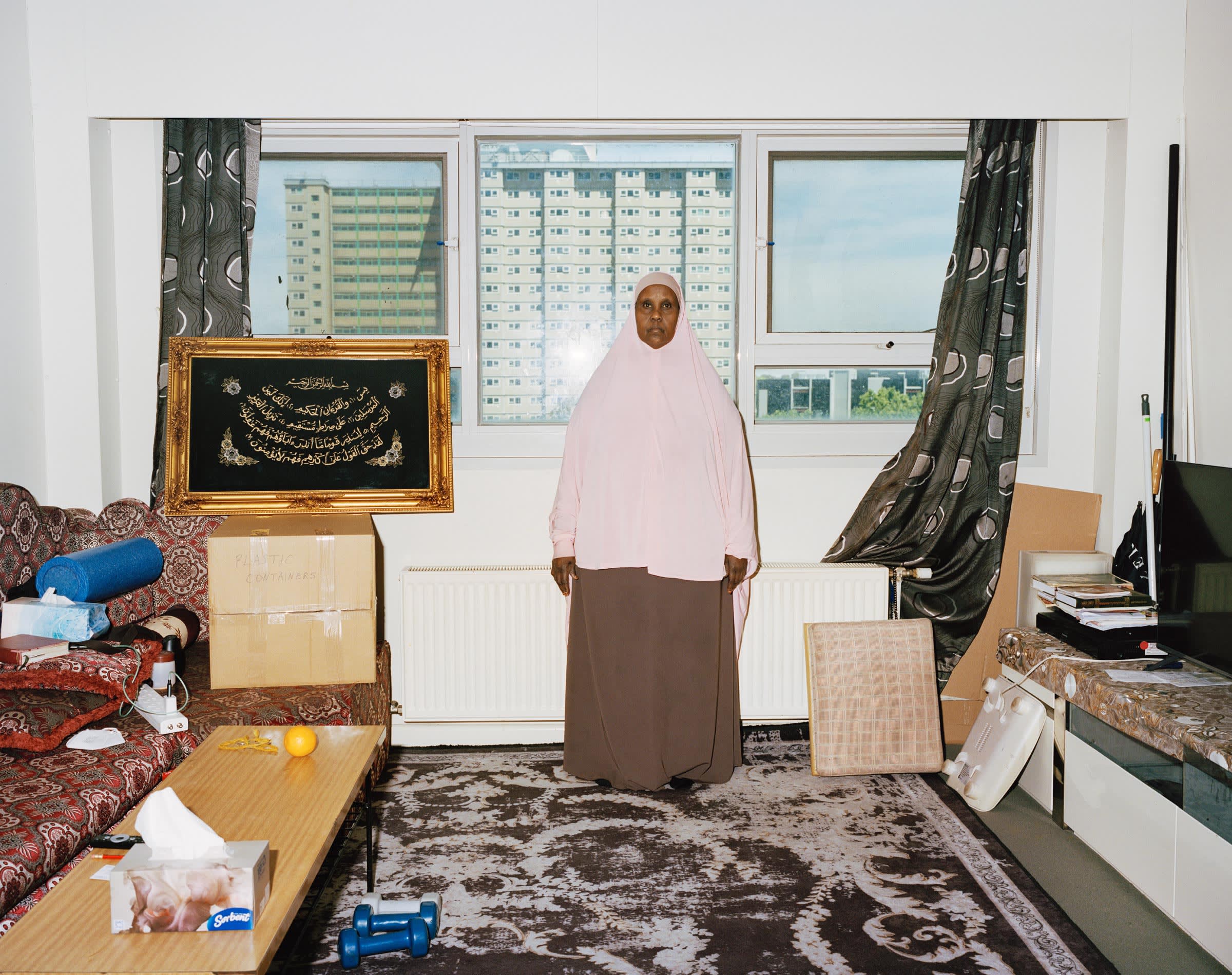 UNTITLED: 01, 2025Hussein Abdirahman MohamudNational Photographic Portrait Prize 2026 Art Handlers' Awardpigment photographic print (frame: 86.1cm x 108.0cm depth 3.9cm)