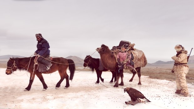 &copy; Kristyn Taylor. Featured portfolio, Winter migration with the Kazakh nomads &ndash; Australasia&rsquo;s Top Emerging Photographers 2019.