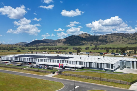 Opal's new fibre packaging facility in Wodonga covers 55,000 square metres.