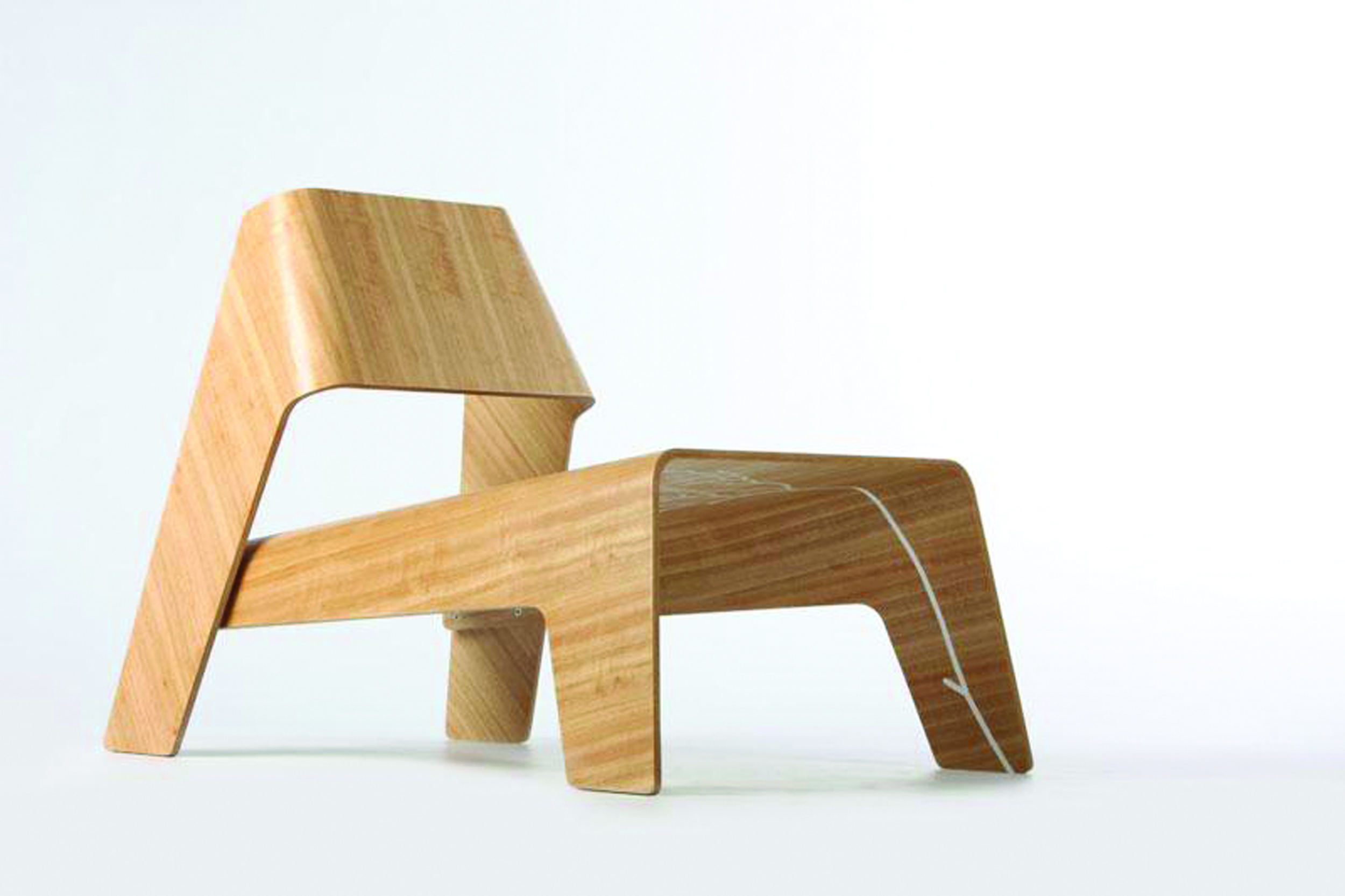 Chris Hardy, Oru, 2010, Tas oak, 640 x 720 x 830