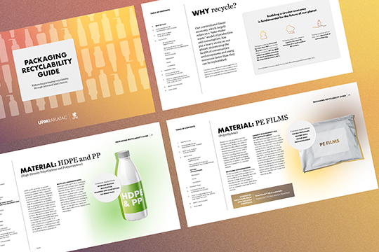 UPM Raflatac's new Packaging Recyclability Guide, which is available as a free e-book on the company&rsquo;s website, offers practical information on the guidelines, definitions and criteria to help make informed label choices that will enhance recyclability.