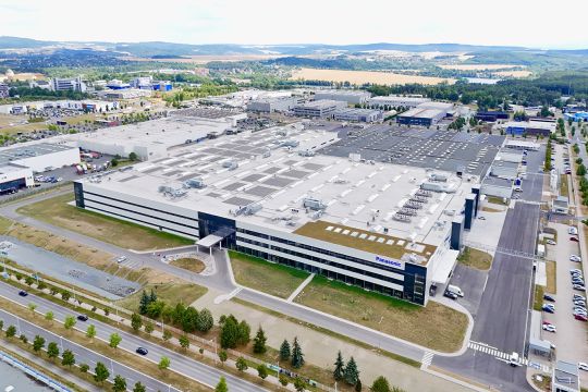 Panasonic's Czech factory.