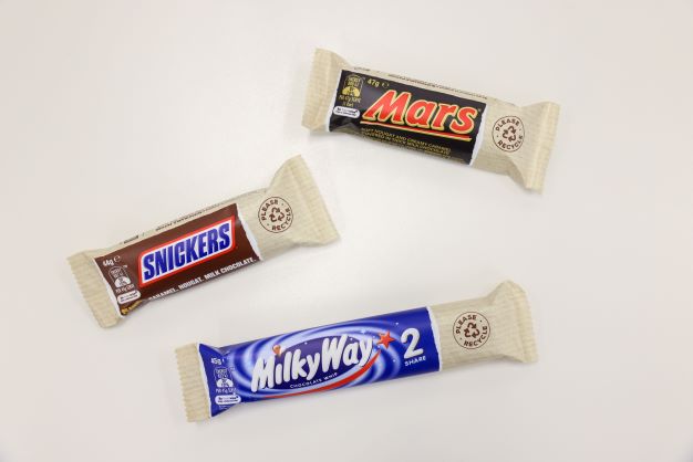 The three paper wrappers