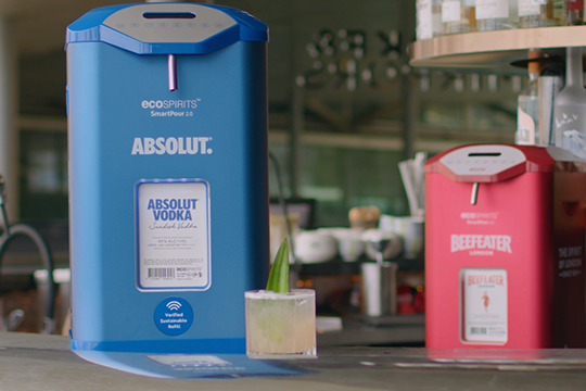Through a five-year global licensing agreement, Pernod Ricard&rsquo;s spirits brands will be distributed in ecoSPIRITS&rsquo; circular packaging technology to on-trade venues around the world.