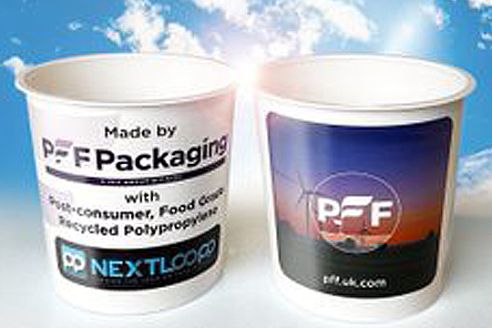 PFF&rsquo;s trial using NEXTLOOPP&rsquo;s PPristine resin centred on the production of a 350g Desto banderole pot,
Image: PPF