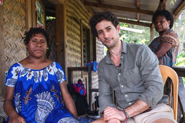 Jeremy Meltzer sits with Cristina