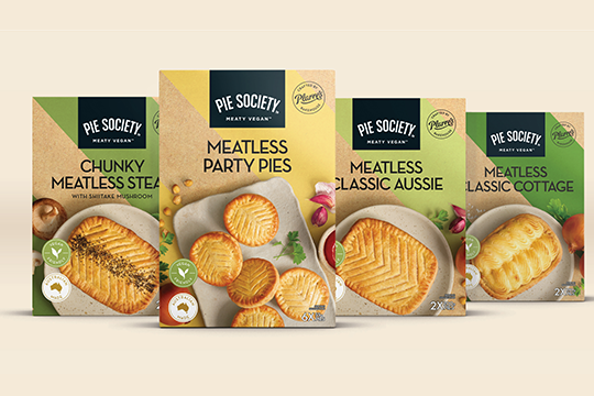 Pie Society's Meaty Vegan range