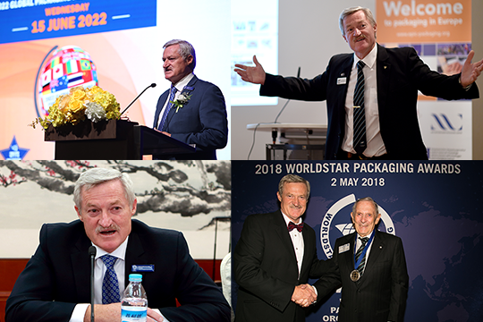 The many faces of Prof. Pierre Pienaar. Pictured with Professor Harry Lovell (bottom right)
Images: AIP