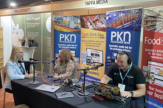 Testing ahead the start of Day One, Lindy Hughson sits down with Zaidee Jackson of Ball & Doggett, with Grant McHerron making the sound magic happen.