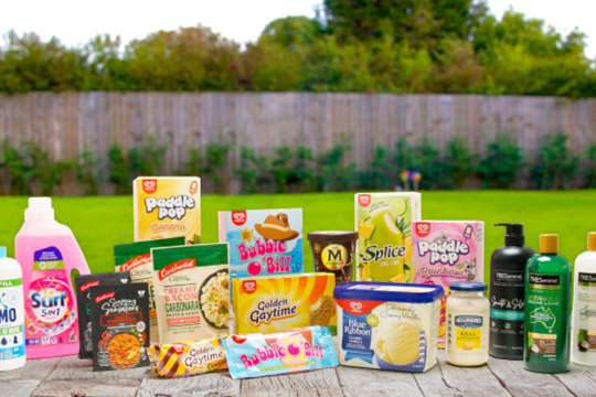 Packaging changes across Unilever ANZ portfolio following the 'Less, Better, No' mantra for plastic use.