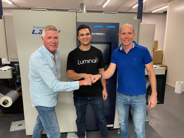 qlmflexibes a new force in packaging: (l-r) Ross Read, Matt Ellis and Simon Pugh