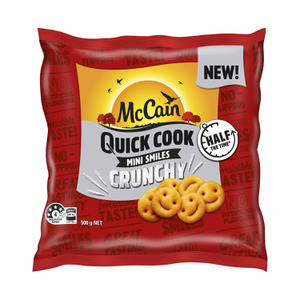 McCain Smiles back on shelf