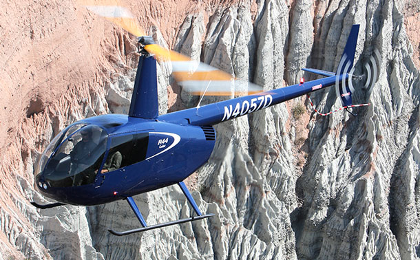 Robinson's two-seat R44 Cadet. (Robinson Helicopters)