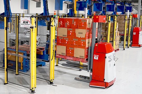 Arnott's required an integrated palletising solution that would work within existing space constraints.