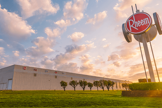 Rheem at Fort Smith (Ark) in the US.