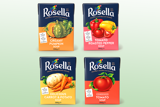 Australia&rsquo;s iconic Rosella brand has broken with the tradition of cans for its new soup range, instead partnering with Tetra Pak and adopting the Tetra Recart packaging.