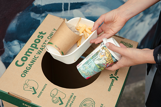 Compost organic waste solution