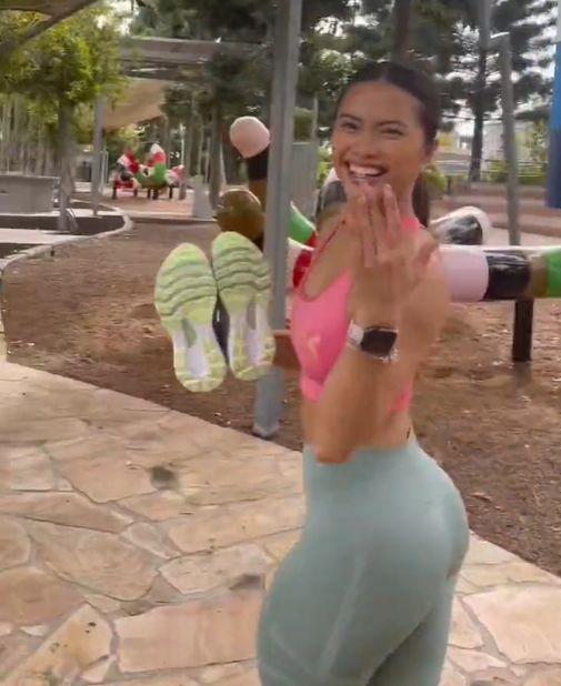 Sarah Magusara in The Athlete's Foot TikTok campaign