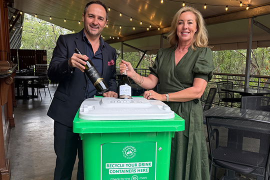 Sirromet CEO Risko&nbsp;Isic and Sirromet director Nadine Delahunty.