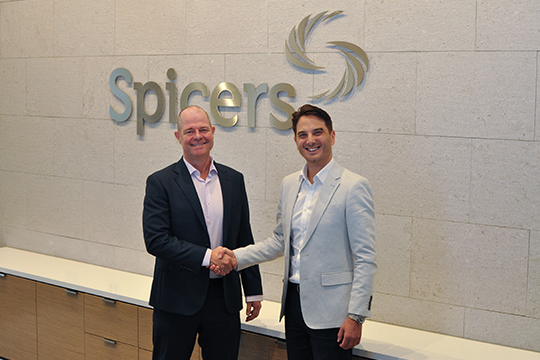 Spandex joins Spicers: (l-r) Darren Milligan and Ben Clarke