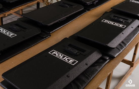Craig International has begun manufacturing new ballistic missile shields. Credit: Craig International