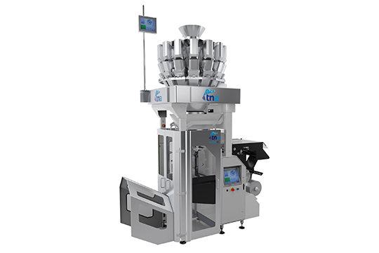 tna Solutions' new Robag 3e vertical form, fill and seal system.