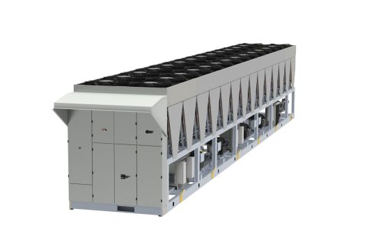 The TurboChill chiller platform that provides advanced free-cooling.