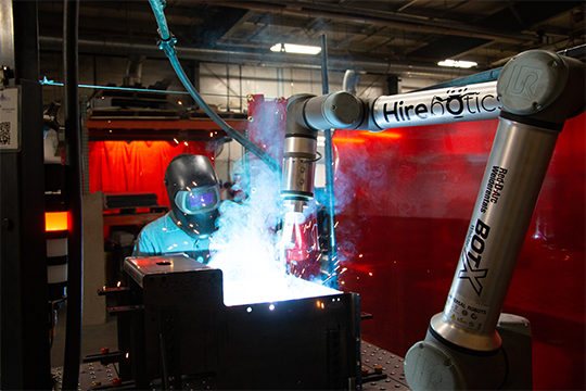 Strong growth in global welding demand has been key to Universal's Q2 growth. Image: Universal Robots