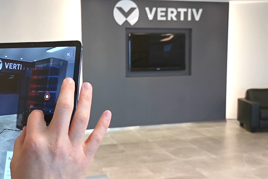 Vertiv XR augmented reality app.