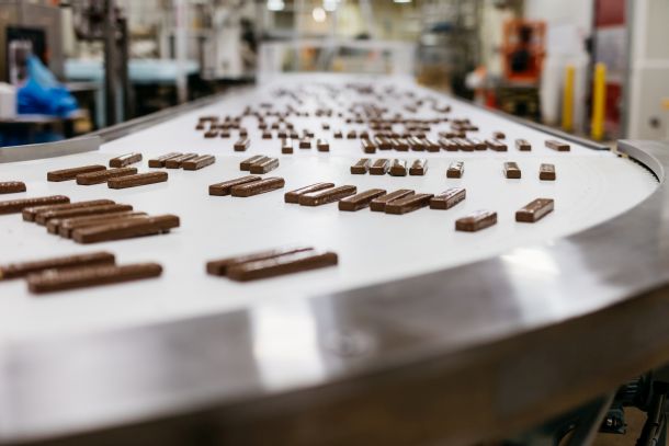 Robern Menz&rsquo;s factory underwent a $4 million refit to produce violet crumble.