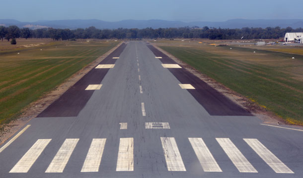 Several regional and local airports, such as Wangaratta, are under cost pressures that are forcing councils to consider closure or sale of the asset. (Steve Hitchen)