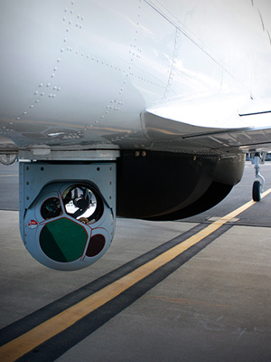 The Angel Fire 2 camera mounted on DST's DEAP aircraft. Credit: DST Group