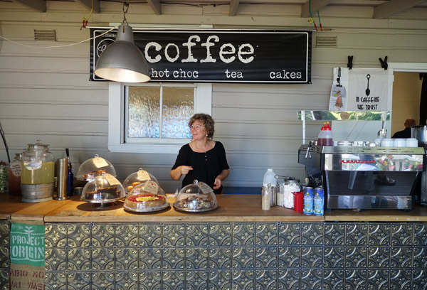 There was good coffee at Woodfest.