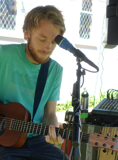 Luke Bennett entertained the crowd.
