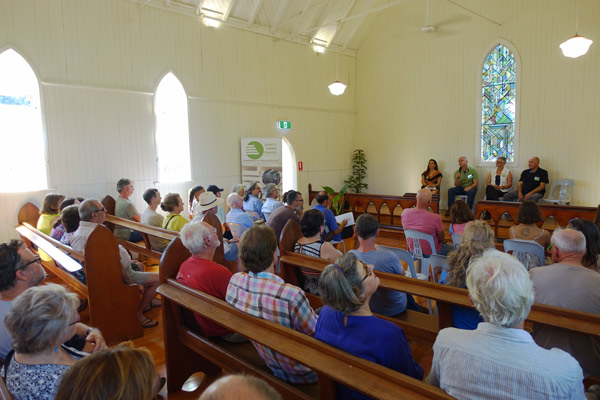 Panel discussion at Woodfest, 2018