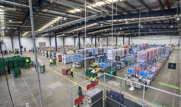 In December 2020, Woolworths opened its 15,000-square-metre customer fulfilment centre in Sydney&rsquo;s west, allowing 20,000 extra customer delivery windows each week. Photo credit: Dallas Kilponen/Woolworths