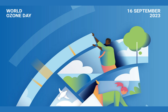 World Ozone Day 2023 logo.