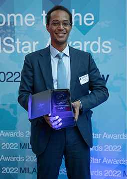 Lars Ljung picked up no less than three WorldStar awards for Planet Protector Packaging's Vaccine Protector solution. Image: Olof Ljung
