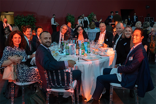 Aussies and local EU representatives mingle to celebrate. Image: Olof Ljung