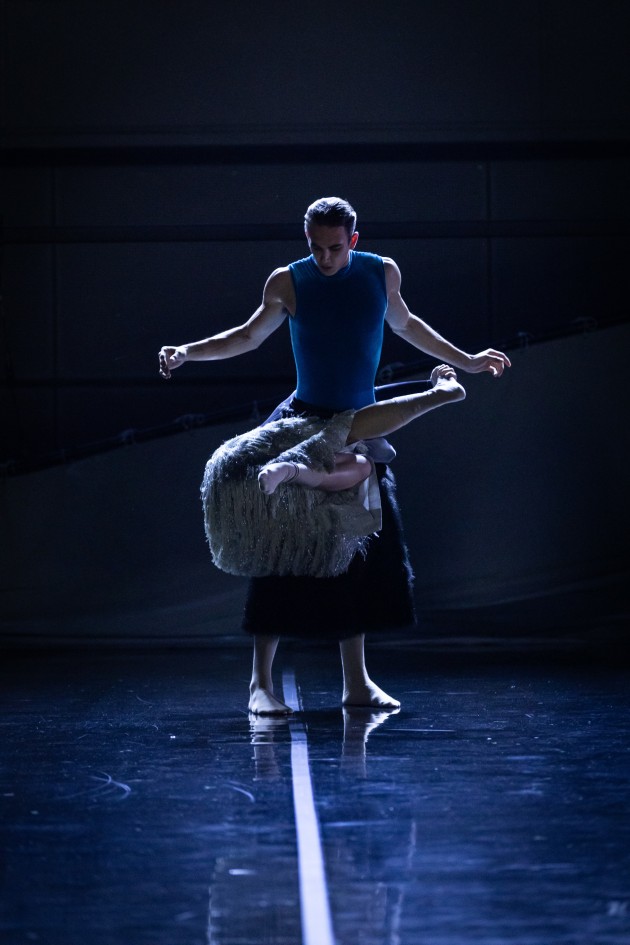 A duet from 'Papillon'; photo by David Kelly.