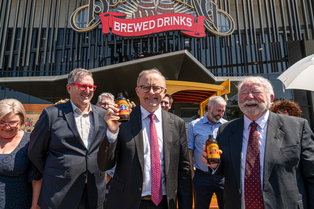 A landmark moment for Bundaberg Brewed Drinks: the opening of the multimillion dollar Master Brewery.