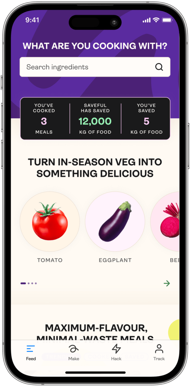 Saveful September has been created to emphasise that the easiest way to save money and time, without compromising health or lifestyle, is by saving food using the Saveful app. (Image: Saveful)