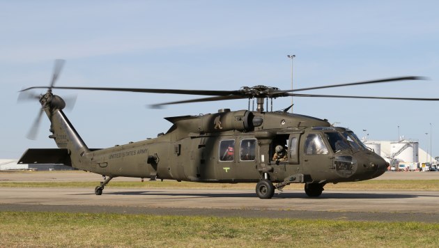 US Army UH-60M Black Hawk at the Avalon Airshow in March.
Credit: Nigel Pittaway