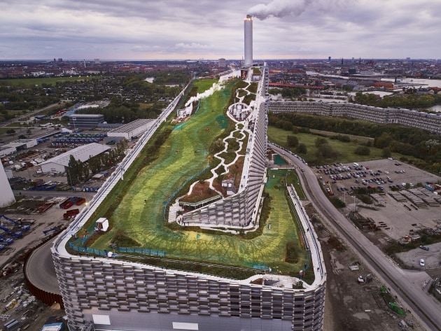 Environment Stories Nominee. &copy; Luca Locatelli, Italy, for National Geographic. The End of Trash - Circular Economy Solutions.
&copy; Luca Locatelli, for National Geographic. The End of Trash - Circular Economy Solutions. 

Amager Bakke, a waste-to-energy plant that replaced an old coal incineration plant, near Copenhagen, Denmark, produces enough electricity to power at least 60,000 homes and heat 72,000. Advanced filtration technology reduces emissions of noxious nitrogen oxides to almost zero. 4 October 2019.