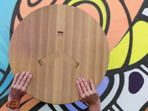 Martijn Brouwer, laminated table in American white oak.