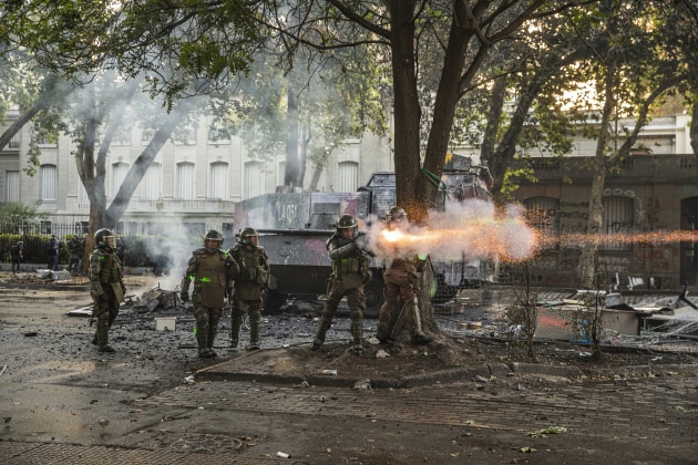 General News Stories Nominee. &copy; Fabio Bucciarelli, Italy, for L&rsquo;Espresso. Chile: A Rebellion Against Neoliberalism.