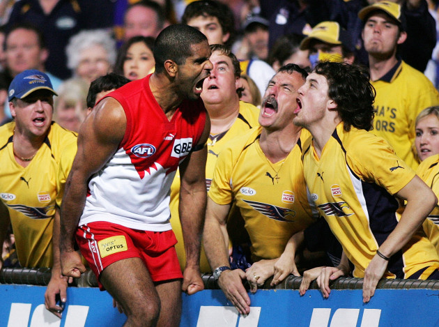 Fans and O'Loughlin. Image: Phil Hillyard